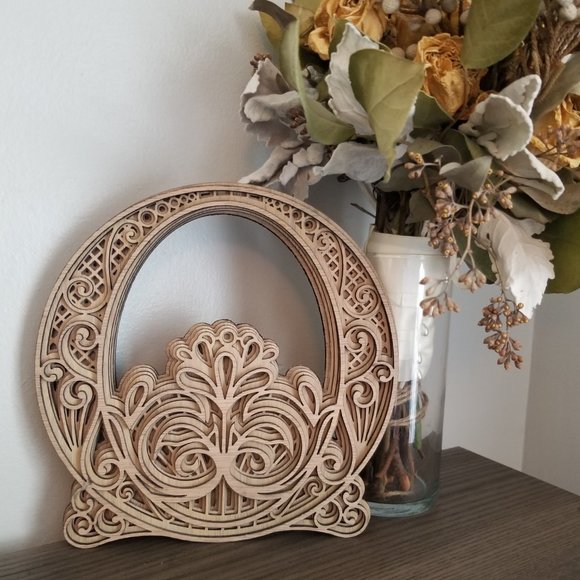 Letter A B C D E F G H I-Wood Multi-layer Monogram - Picture 15 of 16